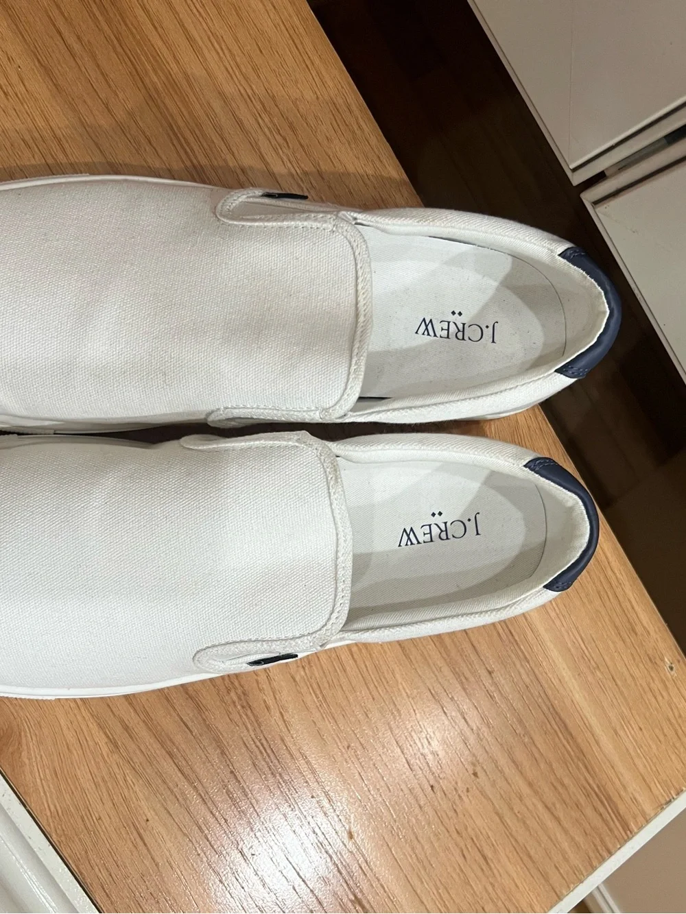NWOT Men’s J Crew Road Trip canvas slip on sneakers